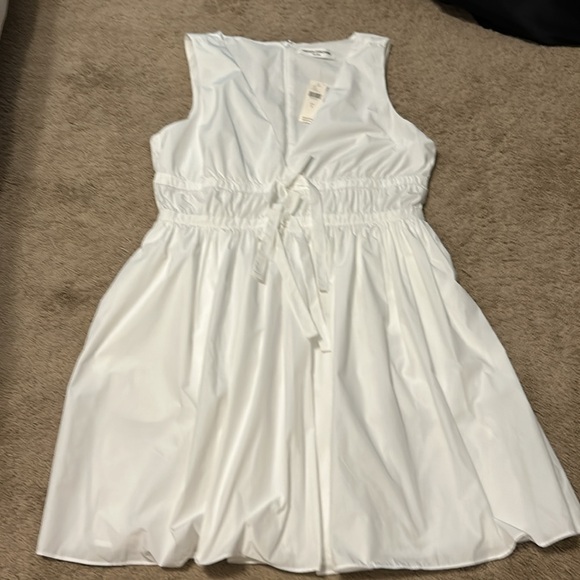 NWT Amanda Uprichard at Anthropologie White Dress- L - Picture 5 of 14